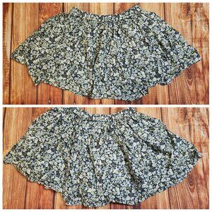 Girls Medium 8 GapKids Multicolor Hippie Boho Floral Elastic Waist Skirt